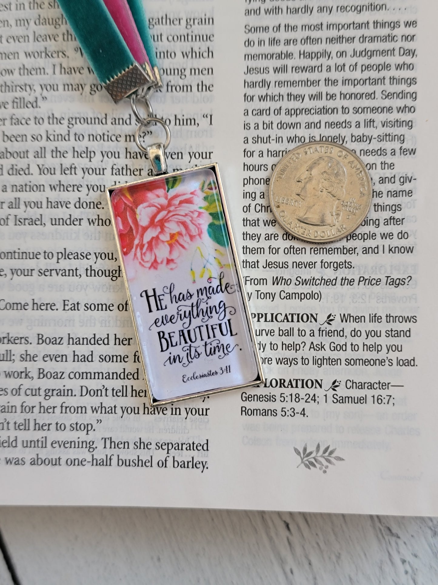 Multi Strand Bible Bookmark He Has Made Beautiful