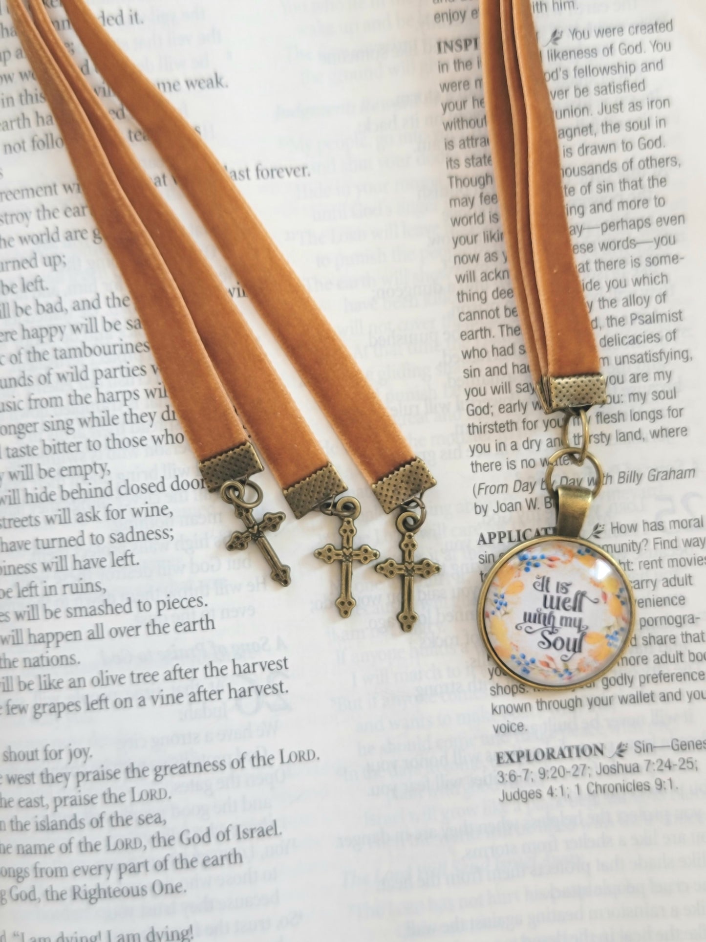 Multi Strand Bible Bookmark It Is Well