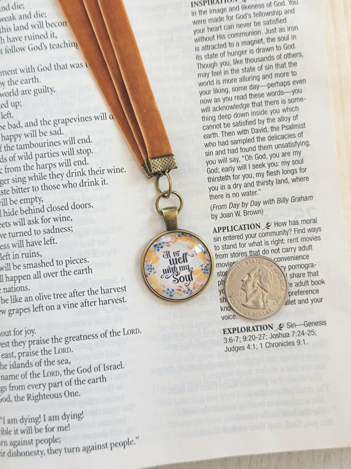 Multi Strand Bible Bookmark It Is Well