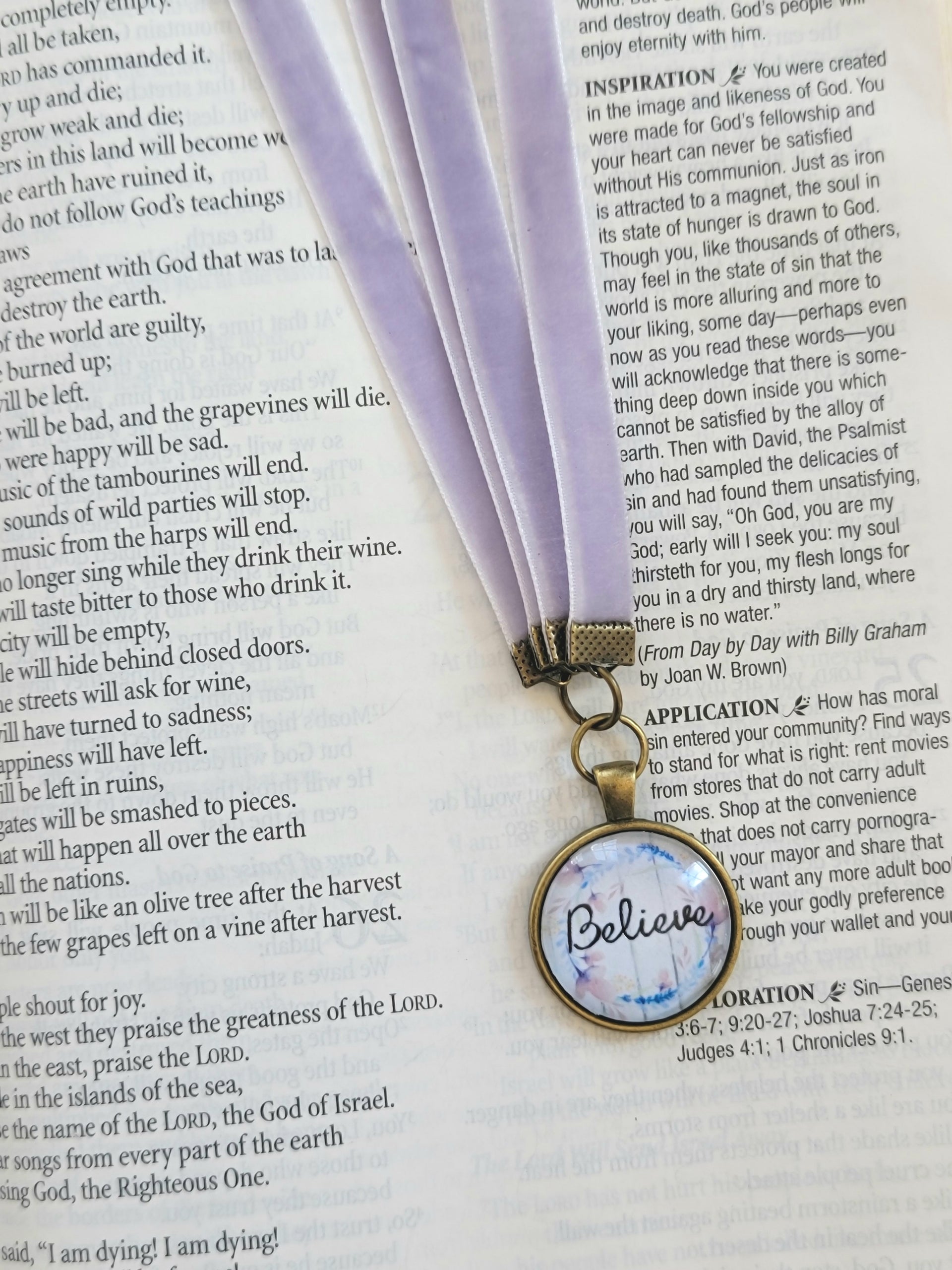 Multi Strand Bible Bookmark Believe