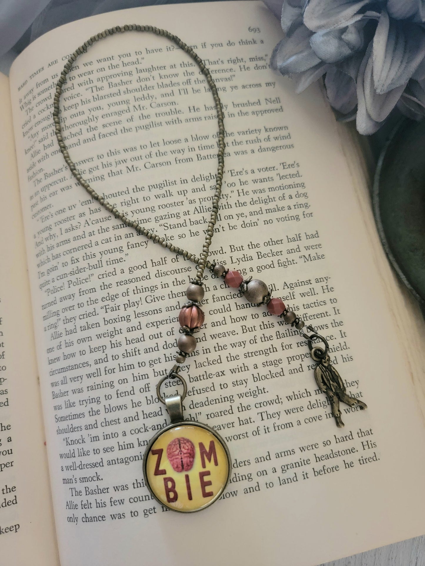 Zombie Bookmark, Zombie Undead Bookmarker Makes a Unique Horror Lover Gift