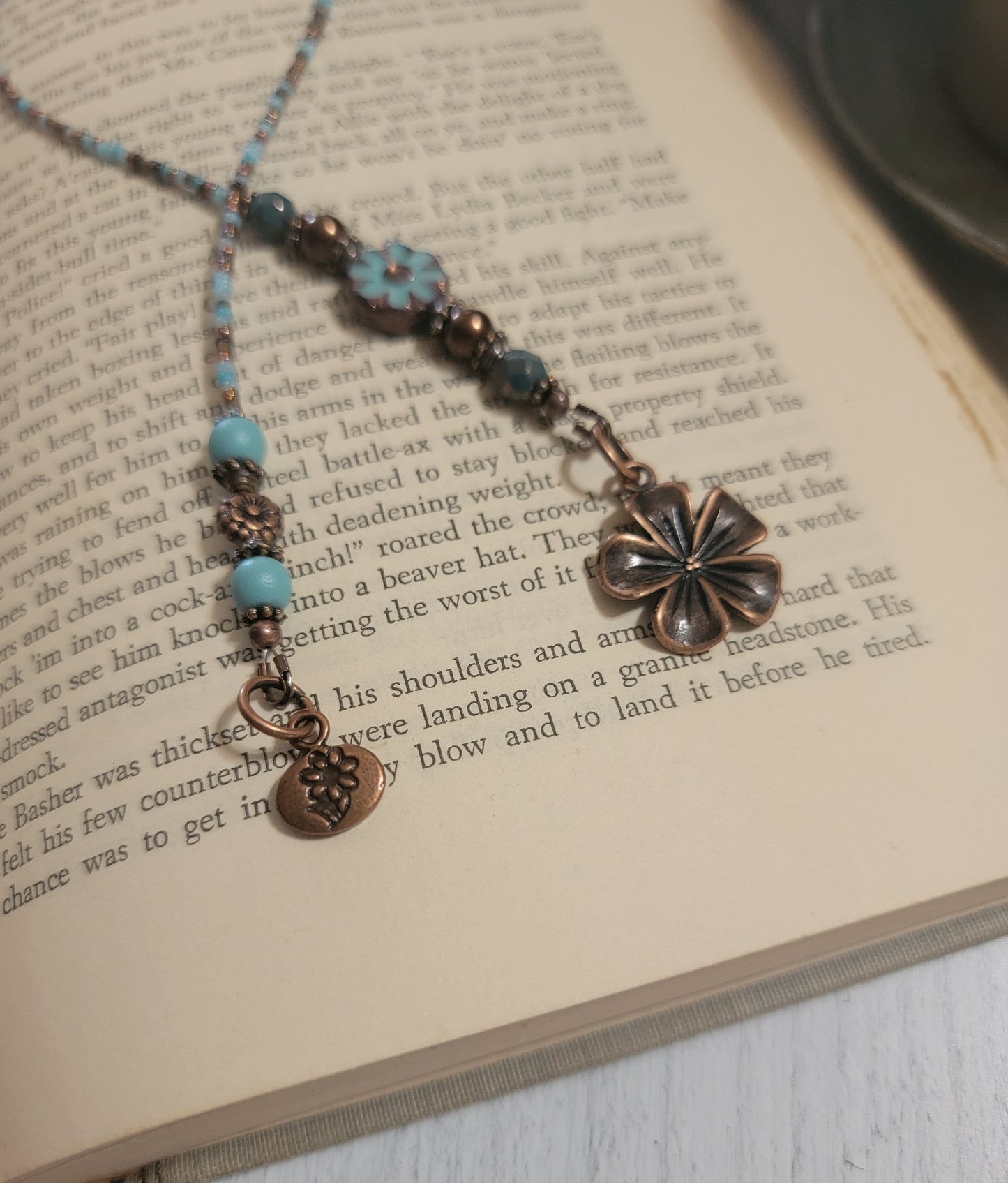 Boho Daisy Bookmark, Flower Bookmarker