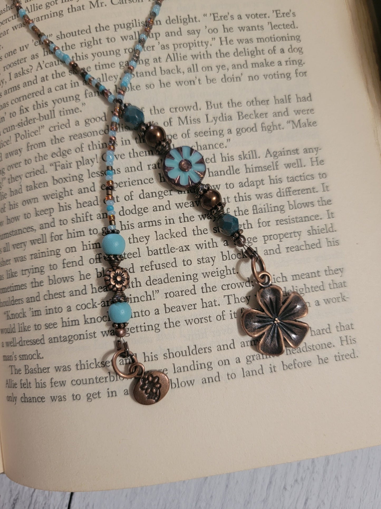 Boho Daisy Bookmark, Flower Bookmarker