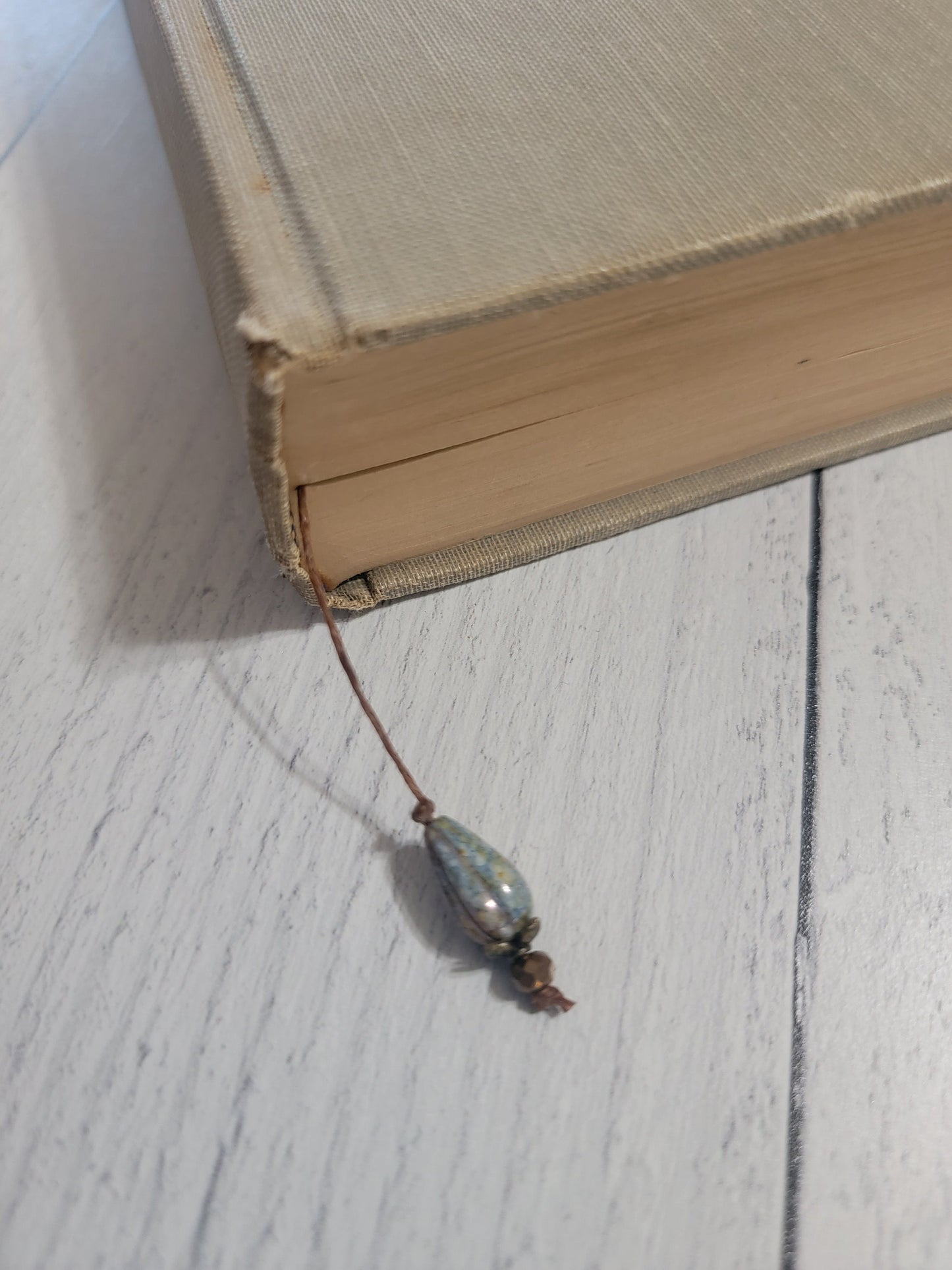 Minimal Bookmark, Irish Linen Cord Bookmarker, Reader Gift, Gift for Her