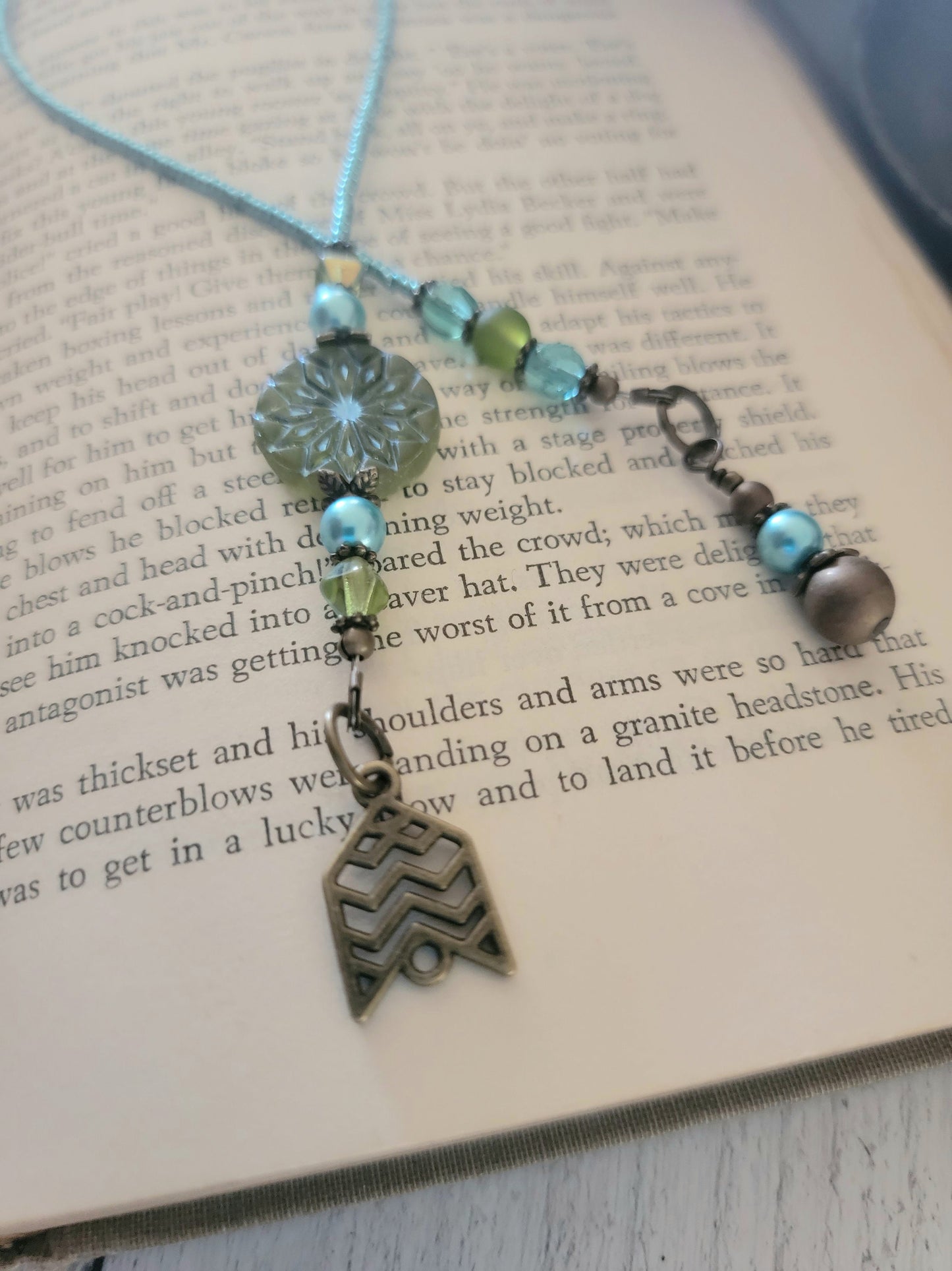 Boho Bookmark with Mandala Bead Makes a Great Gift