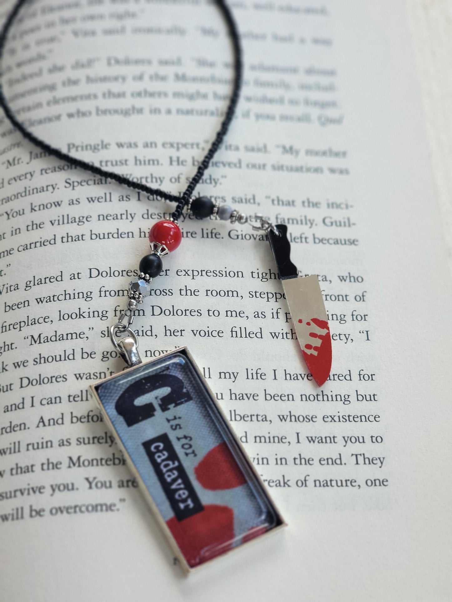 Crime Bookmark Gift for Book Lovers