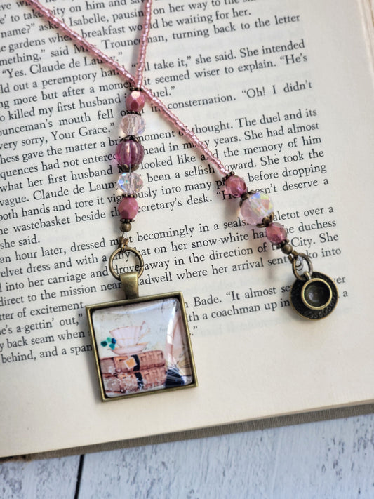 Tea or Coffee and Books Themed Bookmark,  Reader Gift