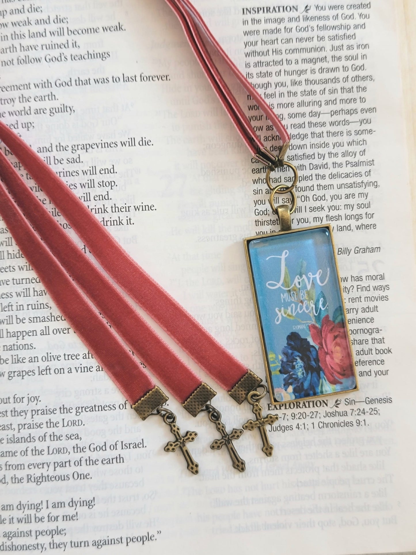 Bible Bookmark with Multiple Strands