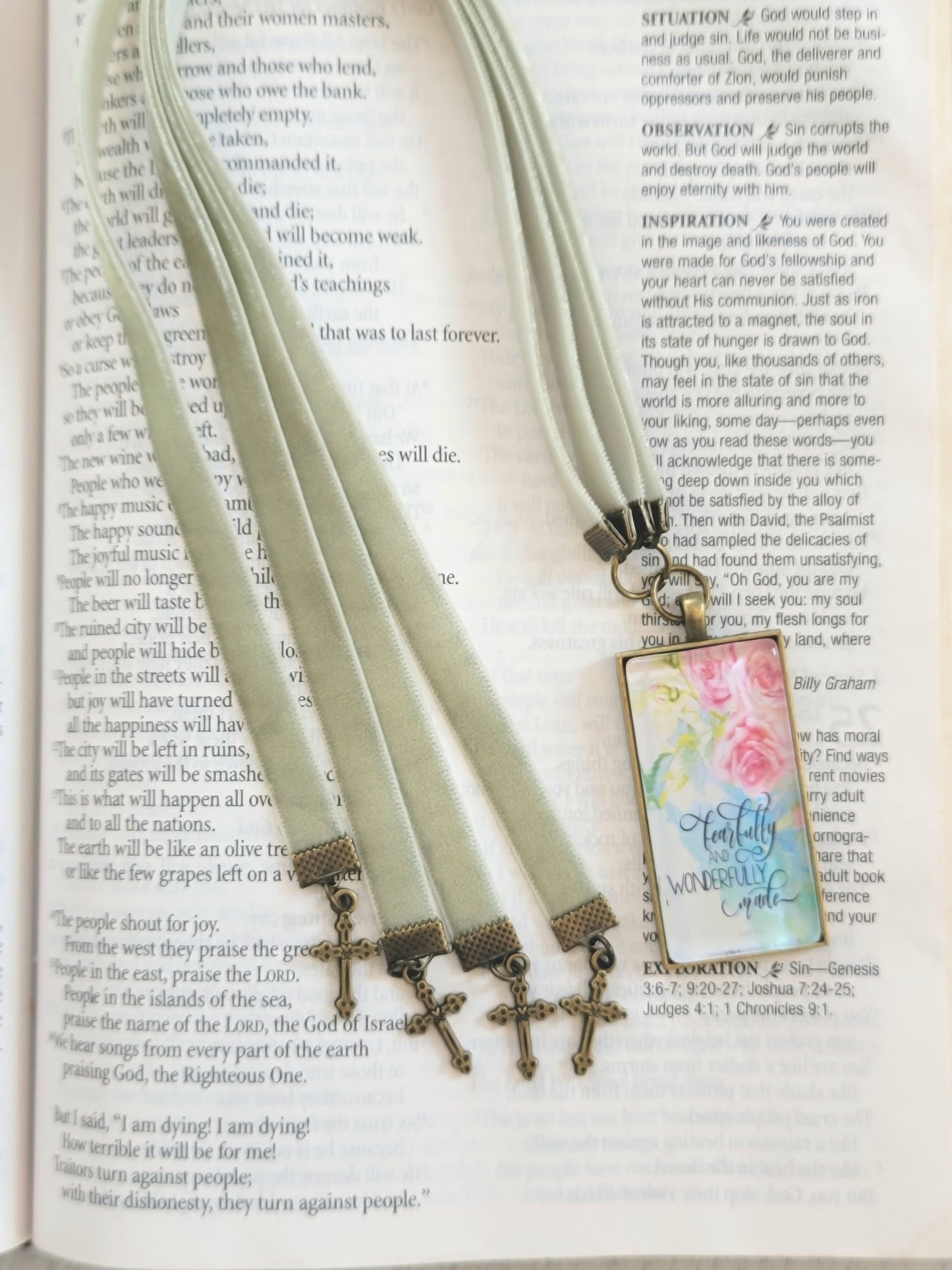 Bible Bookmark, Multi-strand Bookmarker, Multiple Page Holder, Gift for Her, Study Helper, Mother's Day Gift