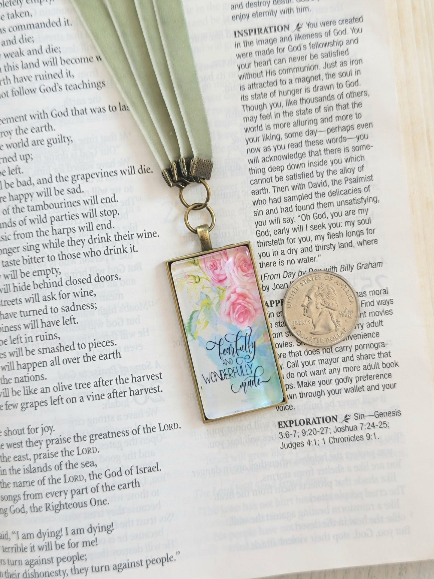 Bible Bookmark, Multi-strand Bookmarker, Multiple Page Holder, Gift for Her, Study Helper, Mother's Day Gift