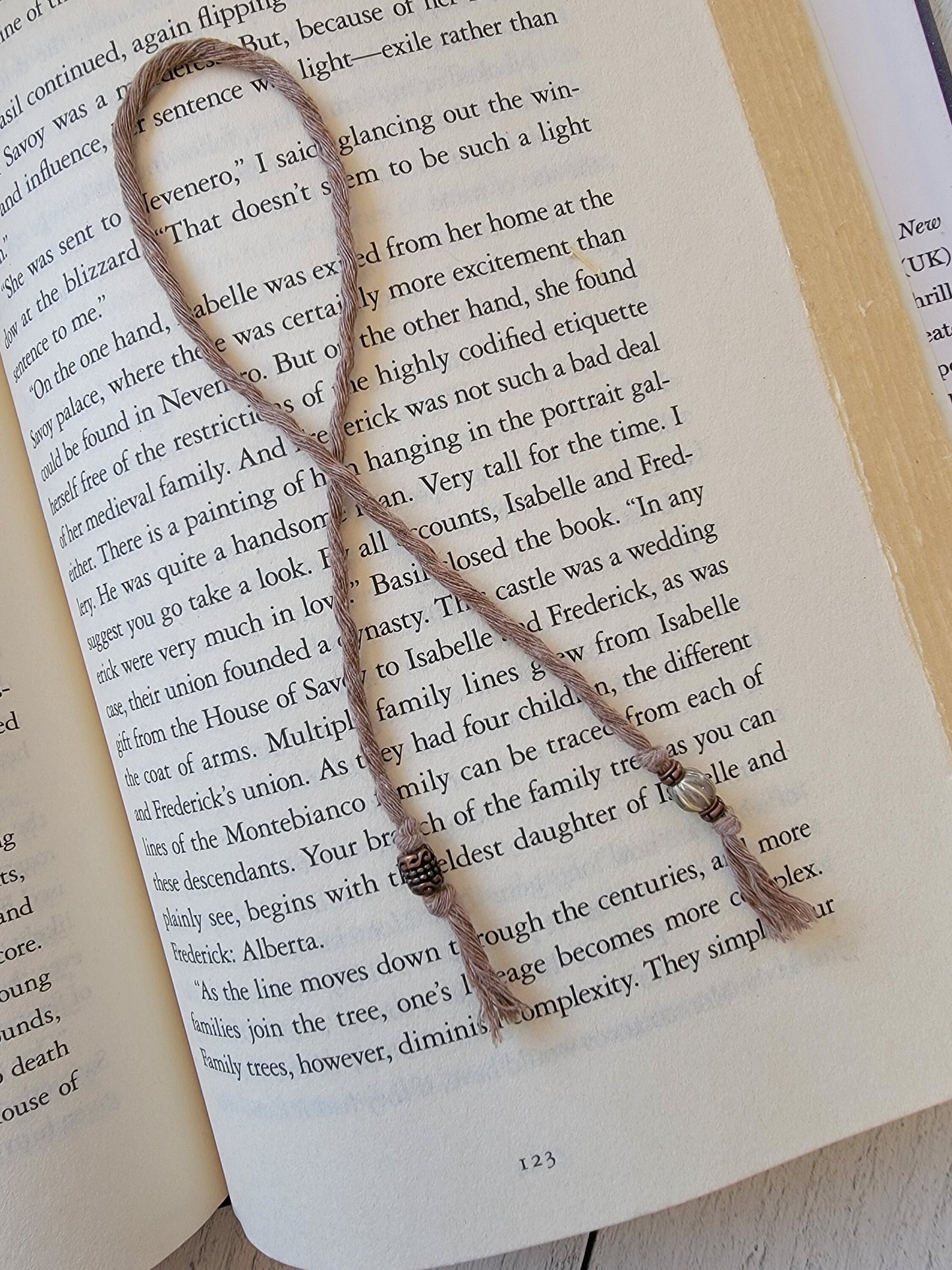 Minimalist Bookmark Set of 3, Simple Reader Gift, Minimal Life, Cotton Cord Bookmarker, Book Lover Gift, Teacher Gift,