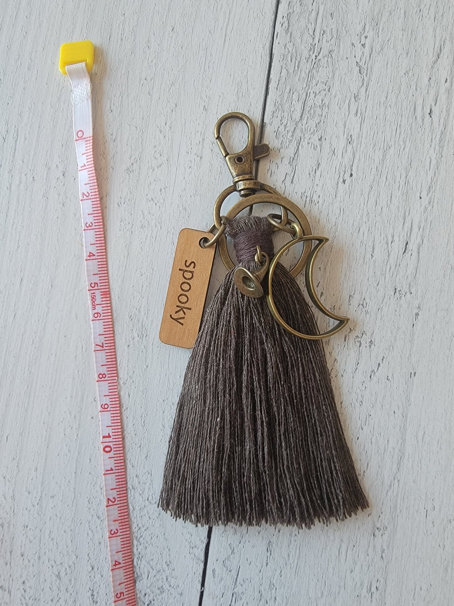 Halloween Spooky Moon Bag Tassel Charm