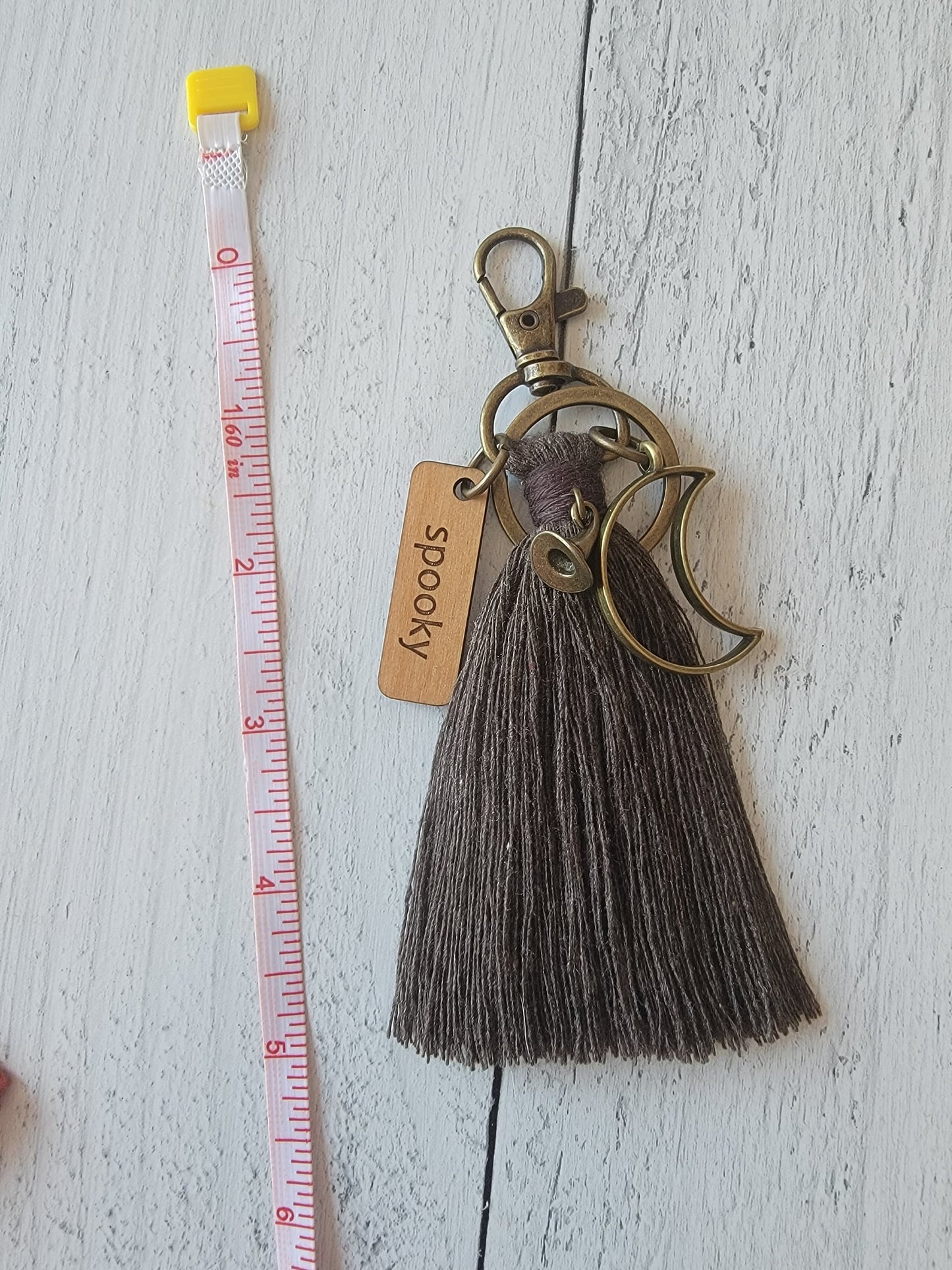 Halloween Spooky Moon Bag Tassel Charm