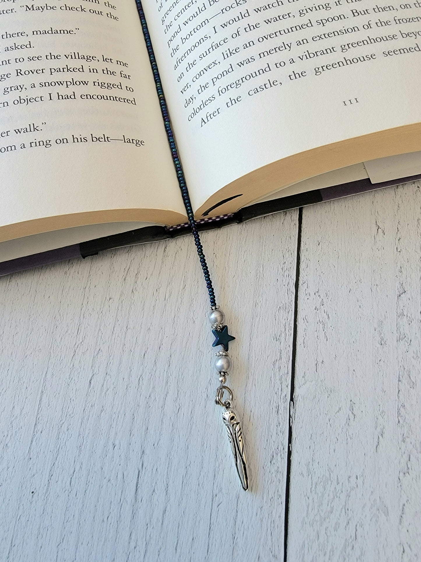 Owl and Star Bookmark, Unique Reader Gift