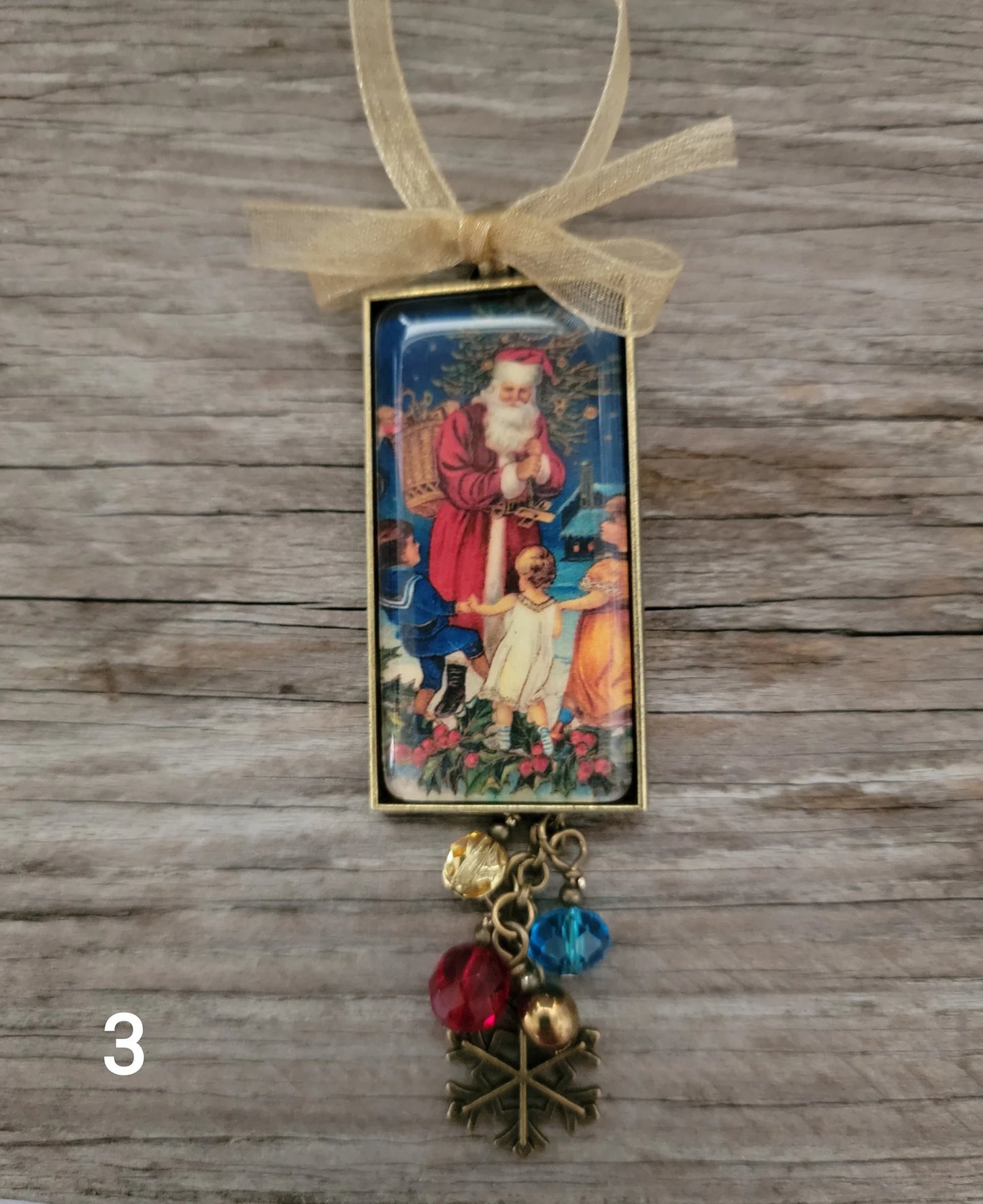 Vintage Santa Claus Christmas Ornaments 1