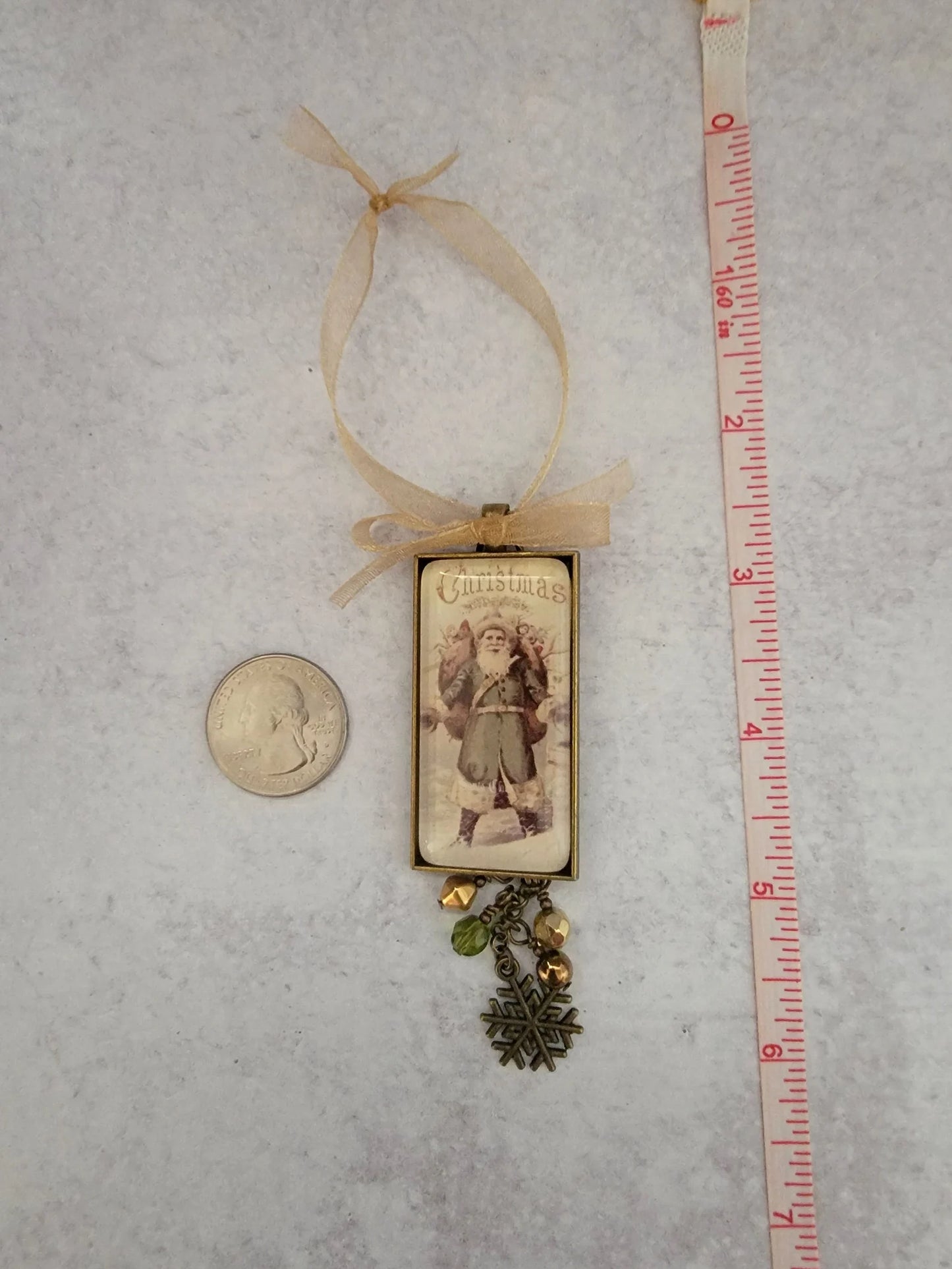 Vintage Style Santa Claus Christmas Ornaments 3