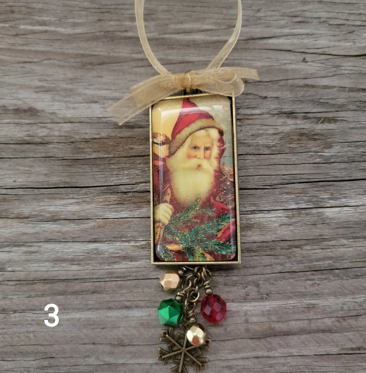 Vintage Santa Claus Christmas Ornaments 7