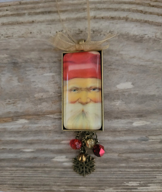 Santa Clause Face Ornament
